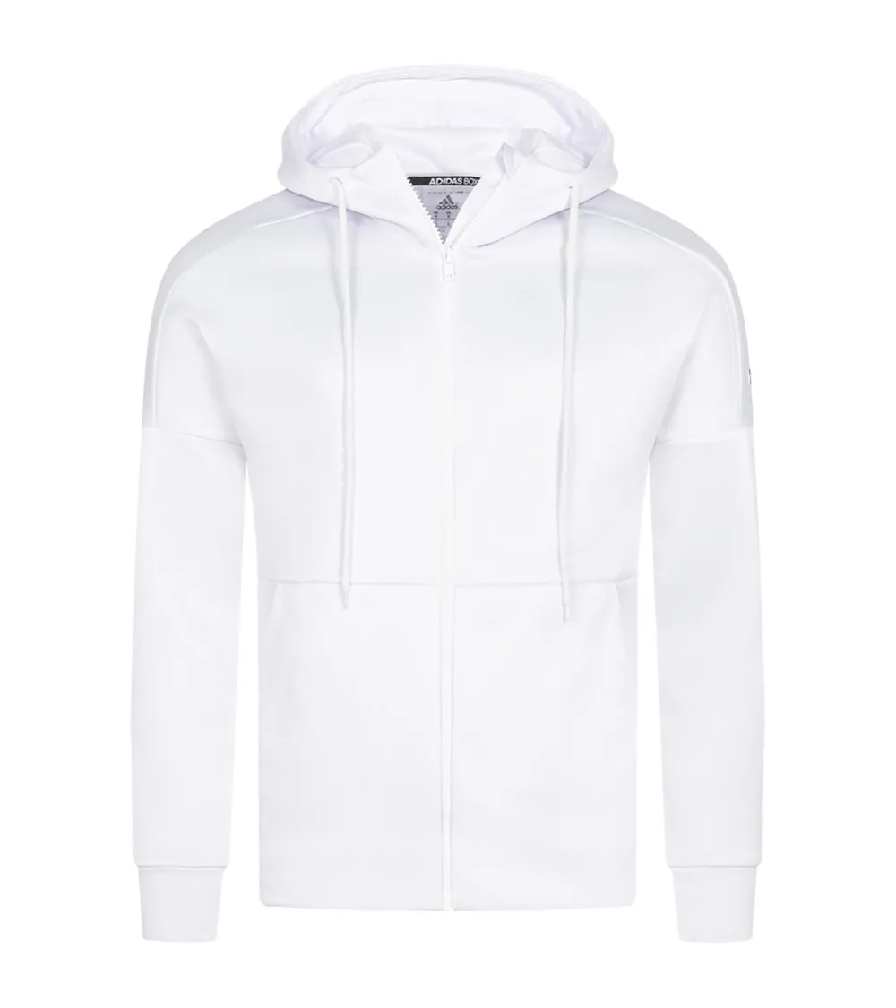 Adidas felpa cappuccio e zip