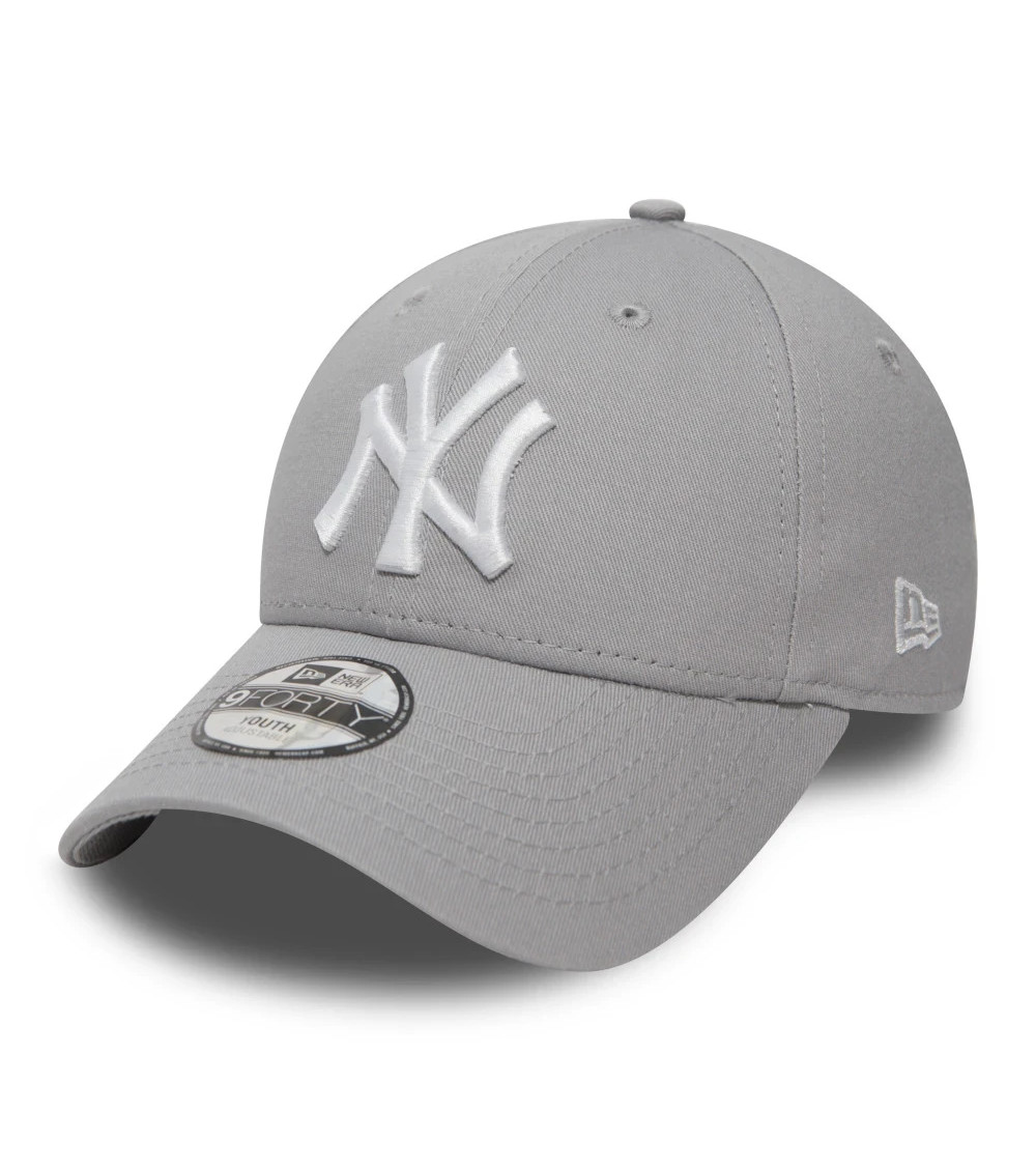 NEW ERA MLB BASIC NY YANKEES 9FORTY - CAPPELLINO REGOLABILE PER BAMBINO (CHILD), GRIGIO (GREY)
