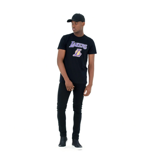NEW ERA NBA LOS ANGELES LAKERS TEAM LOGO T-SHIRT, GRÖßE:L