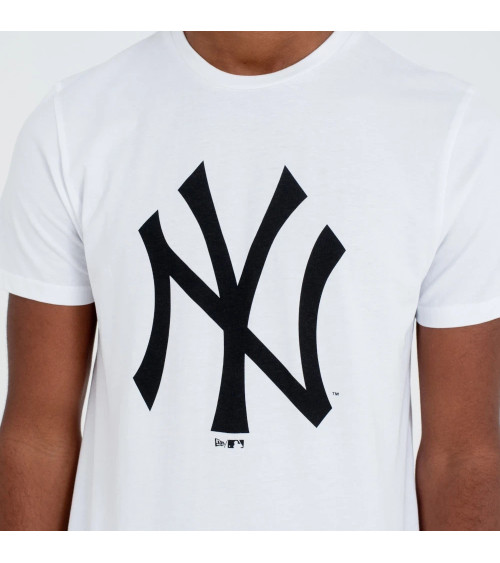 NEW ERA TEAM LOGO YORK YANKEES - MAGLIETTA DA UOMO, UOMO, MAGLIETTA, 11863818, BIANCO, S