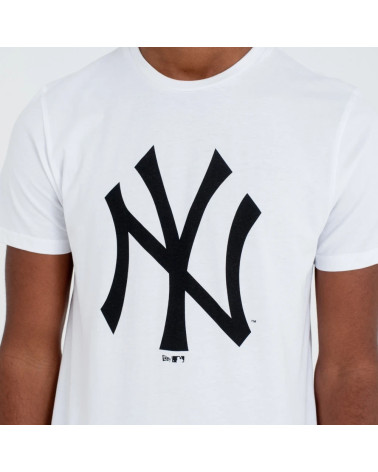 NEW ERA TEAM LOGO YORK YANKEES - MAGLIETTA DA UOMO, UOMO, MAGLIETTA, 11863818, BIANCO, S
