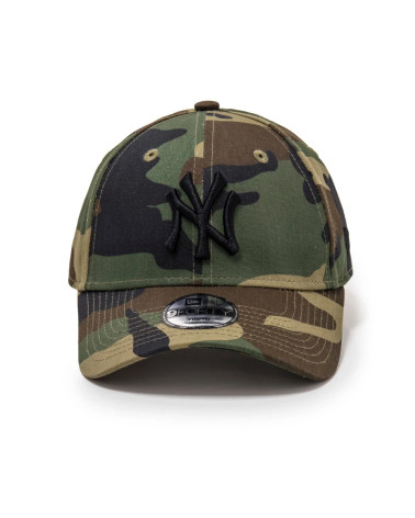 NEW ERA YORK YANKEES 9FORTY ADJUSTABLE KIDS CAP LEAGUE ESSENTIAL WOODLAND CAMO - CHILD