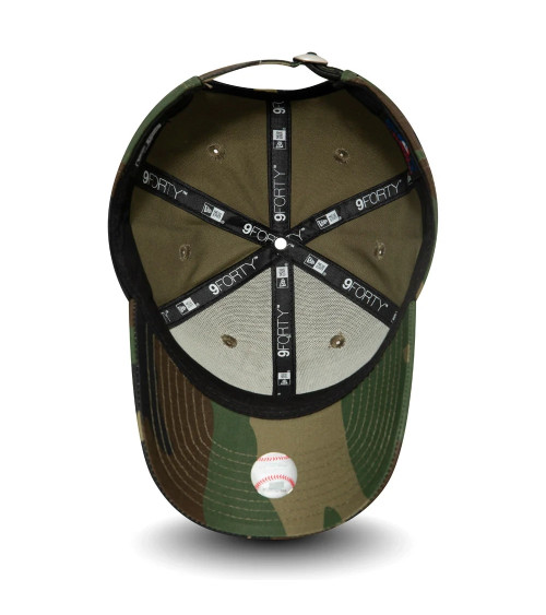 NEW ERA YORK YANKEES 9FORTY ADJUSTABLE KIDS CAP LEAGUE ESSENTIAL WOODLAND CAMO - CHILD