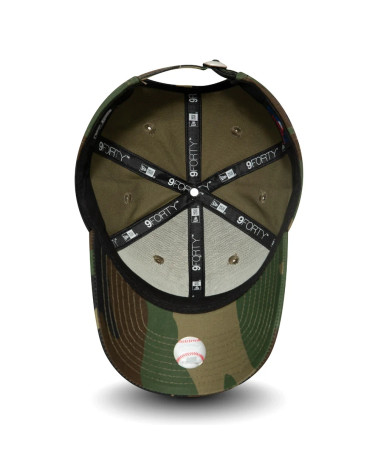 NEW ERA YORK YANKEES 9FORTY ADJUSTABLE KIDS CAP LEAGUE ESSENTIAL WOODLAND CAMO - CHILD