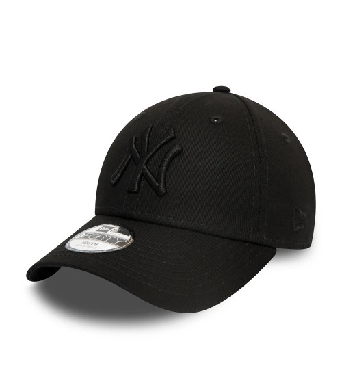 NEW ERA YORK YANKEES 9FORTY ADJUSTABLE KIDS CAP LEAGUE ESSENTIAL BLACK/BLACK - CHILD