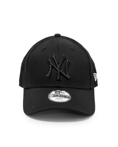 NEW ERA YORK YANKEES 9FORTY ADJUSTABLE KIDS CAP LEAGUE ESSENTIAL BLACK/BLACK - CHILD