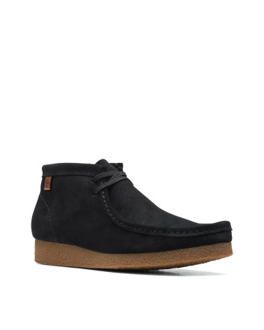CLARKS SHACRE WALLABEE BOOT, SCARPE CHUKKA, UOMO, NERO, 42 EU