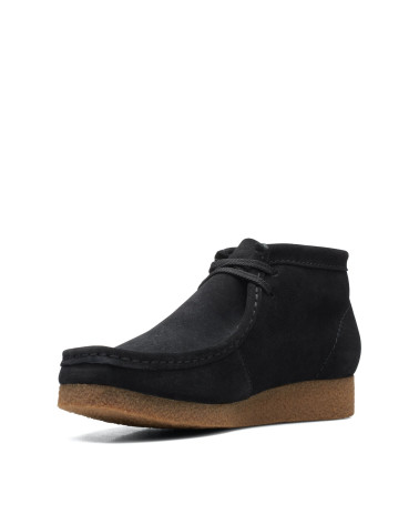 CLARKS SHACRE WALLABEE BOOT, SCARPE CHUKKA, UOMO, NERO, 42 EU