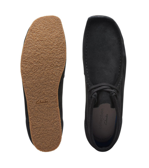CLARKS SHACRE WALLABEE BOOT, SCARPE CHUKKA, UOMO, NERO, 42 EU