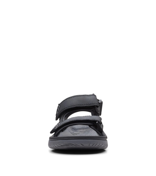CLARKS WESLEY BAY, SANDALI UOMO, NERO, 44.5 EU
