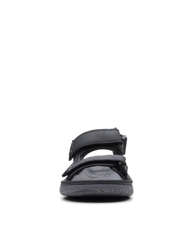CLARKS WESLEY BAY, SANDALI UOMO, NERO, 44.5 EU