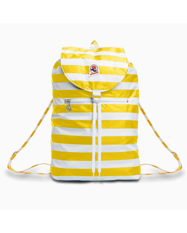 INVICTA ZAINO MINISAC NEXT, GIALLO, RICHIUDIBILE E TASCABILE, VIAGGIO Y TEMPO LIBERO, ZAINETTO UOMO DONNA A RIGHE, PACKABLE