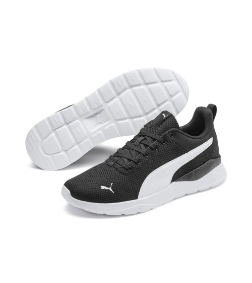 PUMA ANZARUN LITE, SCARPE DA GINNASTICA UNISEX - ADULTO, PUMA NERA PUMA WHITE, 43 EU
