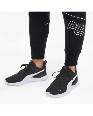 PUMA ANZARUN LITE, SCARPE DA GINNASTICA UNISEX - ADULTO, PUMA NERA PUMA WHITE, 43 EU