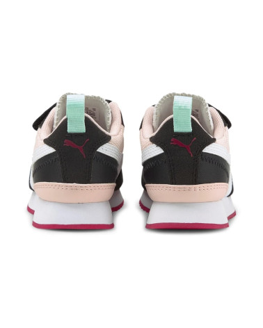 PUMA R78 V PS - SCARPE DA GINNASTICA UNISEX - BAMBINI E RAGAZZI, ROSA (LOTUS-PUMA WHITE-PUMA BLACK), 28 EU, PAIR