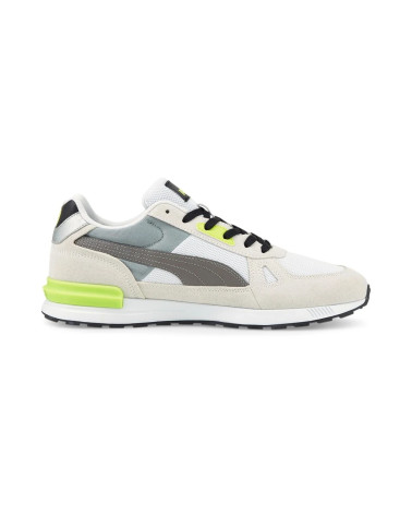 PUMA GRAVITON PRO, SCARPE DA GINNASTICA UNISEX-ADULTO, MULTICOLORE WHITE-STEEL GRAY-QUARRY-LIMEPUNCH, 45 EU