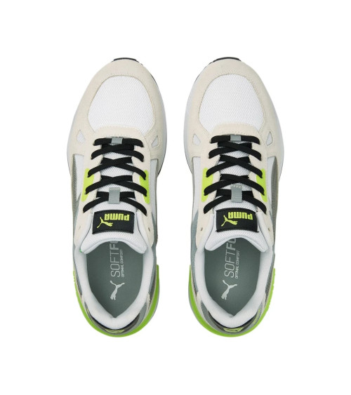 PUMA GRAVITON PRO, SCARPE DA GINNASTICA UNISEX-ADULTO, MULTICOLORE WHITE-STEEL GRAY-QUARRY-LIMEPUNCH, 45 EU
