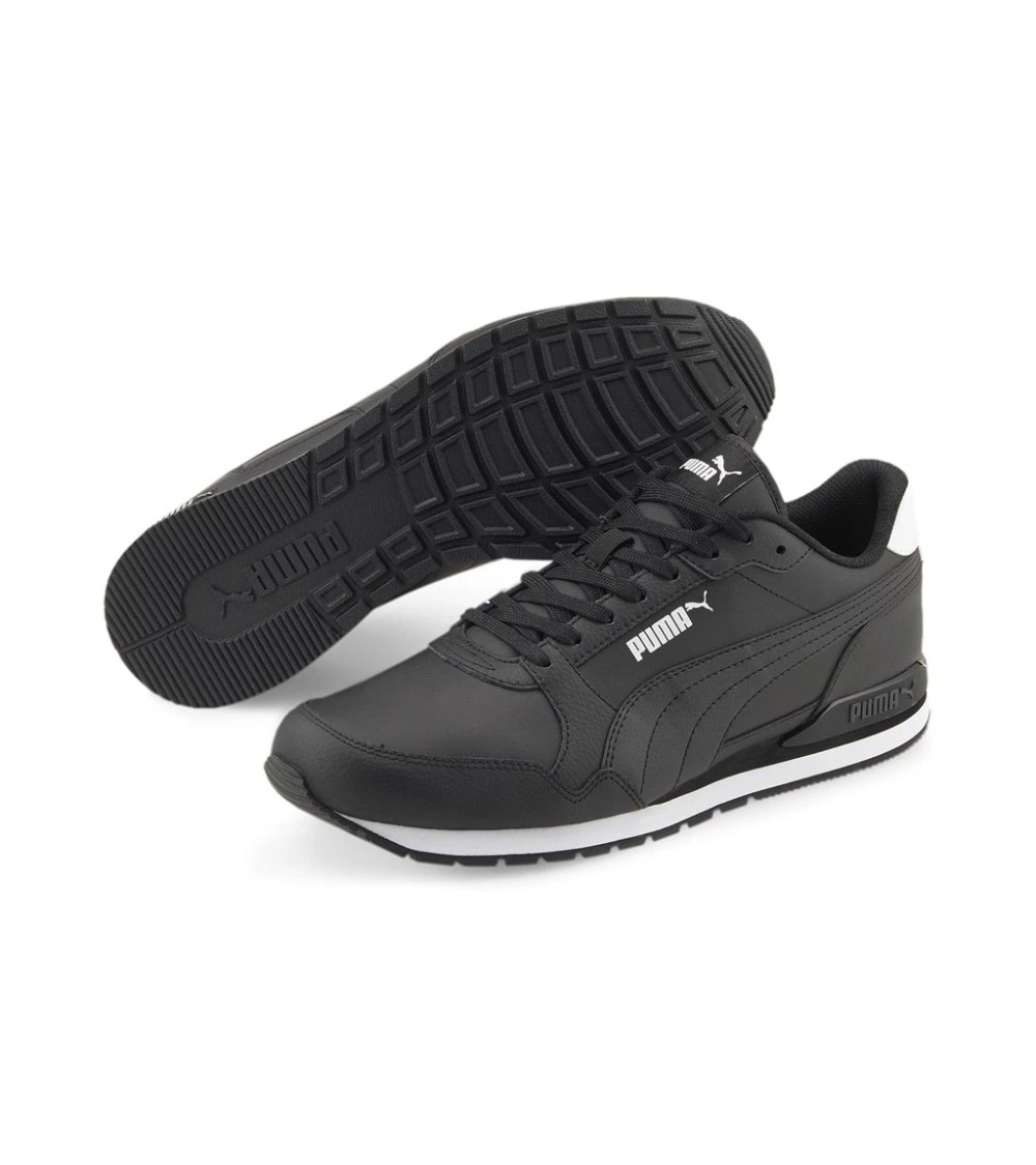 PUMA ST RUNNER V3 L, SCARPE DA GINNASTICA UNISEX-ADULTO, PUMA BLACK PUMA BLACK PUMA WHITE, 45 EU