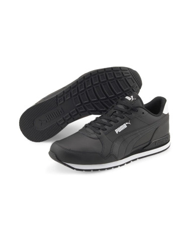 PUMA ST RUNNER V3 L, SCARPE DA GINNASTICA UNISEX-ADULTO, PUMA BLACK PUMA BLACK PUMA WHITE, 45 EU