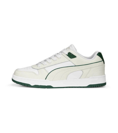 PUMA RBD GAME LOW, SNEAKER, UNISEX - ADULTO, WHITE/VAPOR GRAY/VINE/GOLD, 40 EU