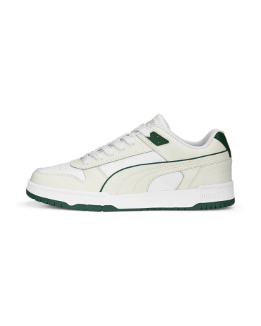 PUMA RBD GAME LOW, SNEAKER, UNISEX - ADULTO, WHITE/VAPOR GRAY/VINE/GOLD, 40 EU