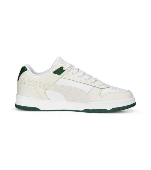 PUMA RBD GAME LOW, SNEAKER, UNISEX - ADULTO, WHITE/VAPOR GRAY/VINE/GOLD, 40 EU
