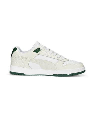 PUMA RBD GAME LOW, SNEAKER, UNISEX - ADULTO, WHITE/VAPOR GRAY/VINE/GOLD, 40 EU