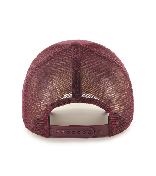 47 BRAND CAP WITH A VISOR, BURGUNDY, ONE SIZE UNISEX