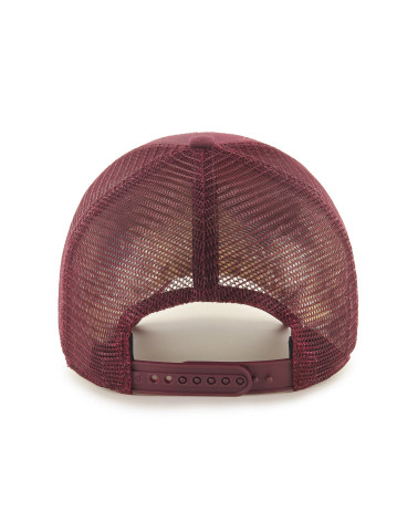 47 BRAND CAP WITH A VISOR, BURGUNDY, ONE SIZE UNISEX
