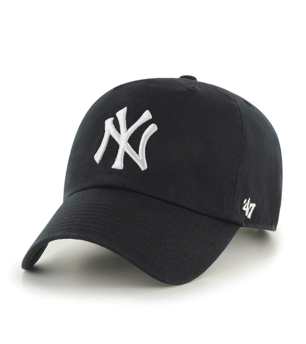 47 BRAND MLB NY YANKEES CLEAN UP CAP - RAZOR RED