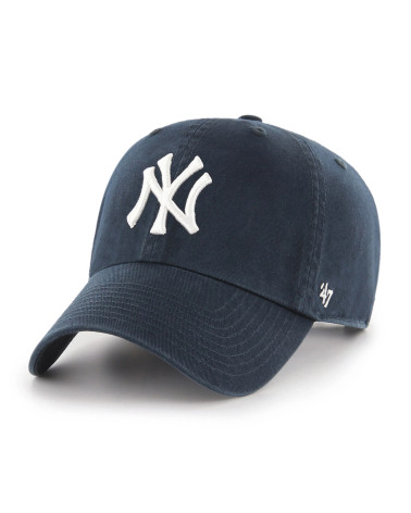 47 BRAND MLB NY YANKEES CLEAN UP CAP - RAZOR RED