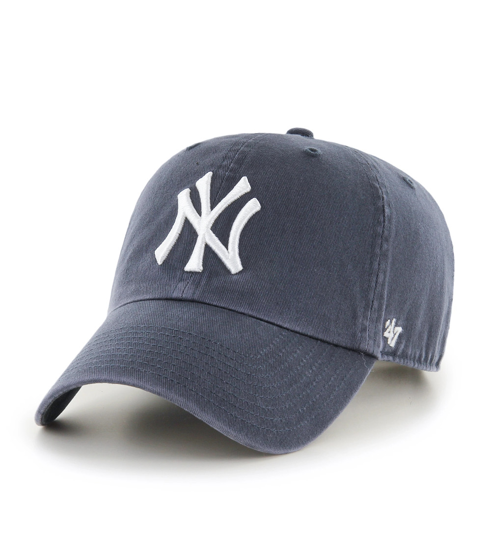 47 BRAND MLB NY YANKEES CLEAN UP CAP - RAZOR RED
