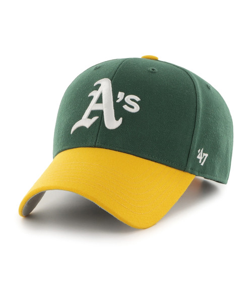 47 OAKLAND ATHLETICS DARK GREEN MLB SURE SHOT MOST VALUE P. SNAPBACK CAP - ONE-SIZE