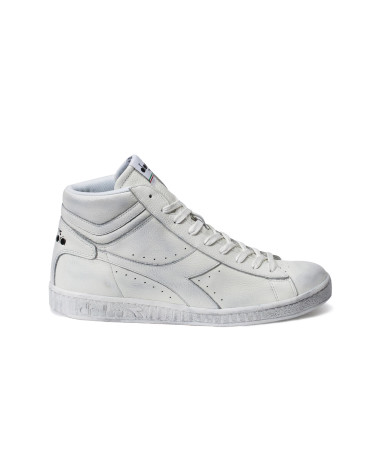 DIADORA GAME L HIGH WAXED, SNEAKER UNISEX - ADULTO, BIANCO WHITE BLACK W, 36.5 EU STRETTA