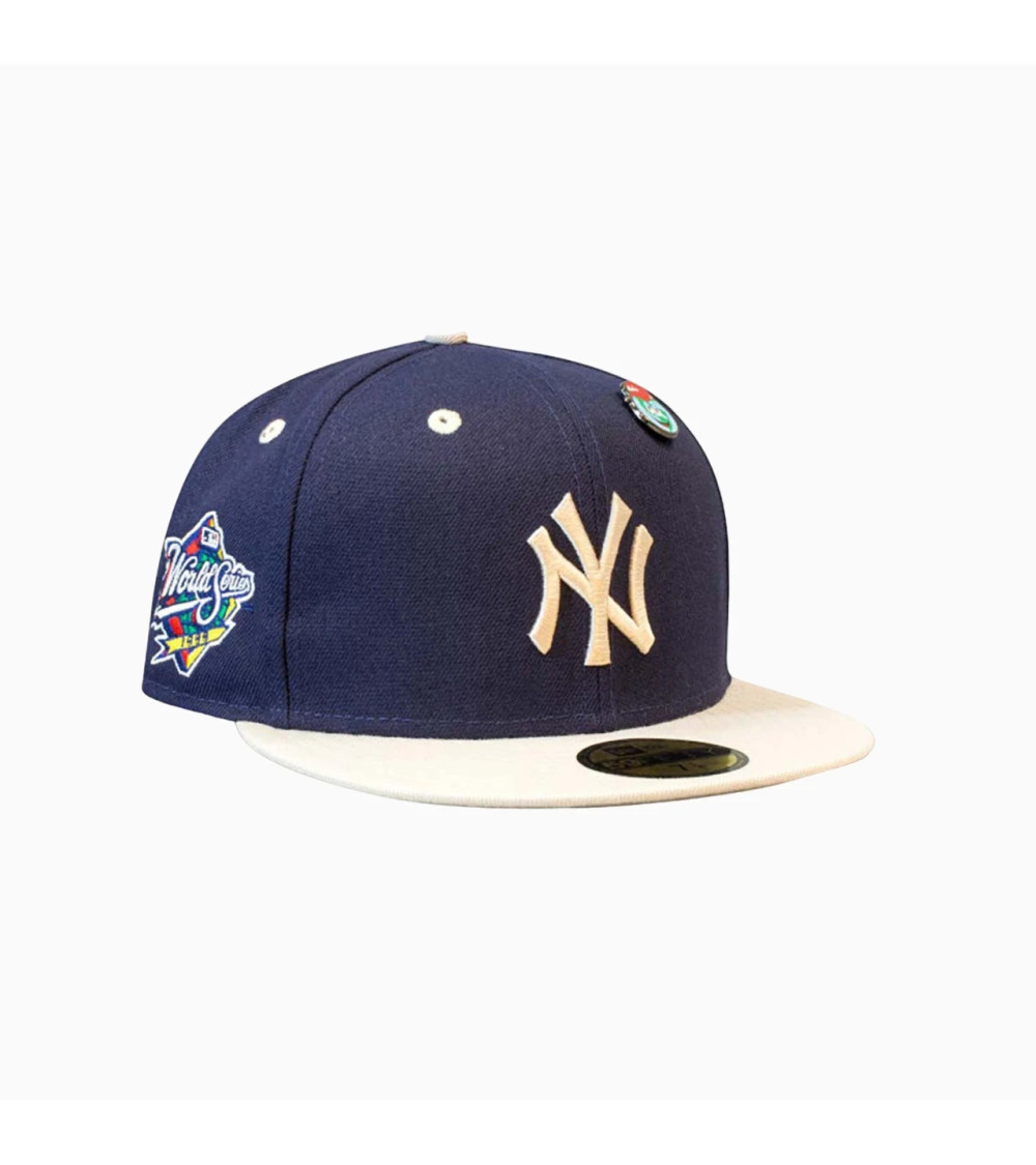 NEW ERA MLB WS PIN 59FIFTY NEYYAN LNVCHWSTN CAPPELLINO, NAVY, TAGLIA UNICA UNISEX-BAMBINI E RAGAZZI