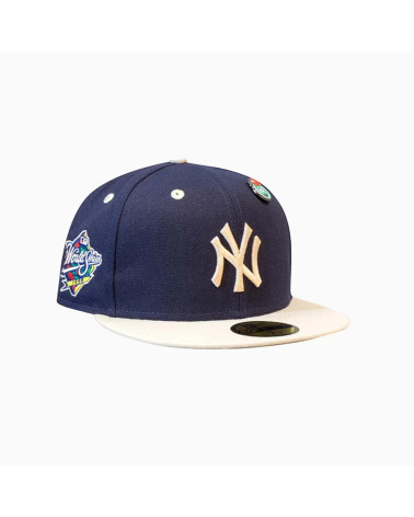 NEW ERA MLB WS PIN 59FIFTY NEYYAN LNVCHWSTN CAPPELLINO, NAVY, TAGLIA UNICA UNISEX-BAMBINI E RAGAZZI
