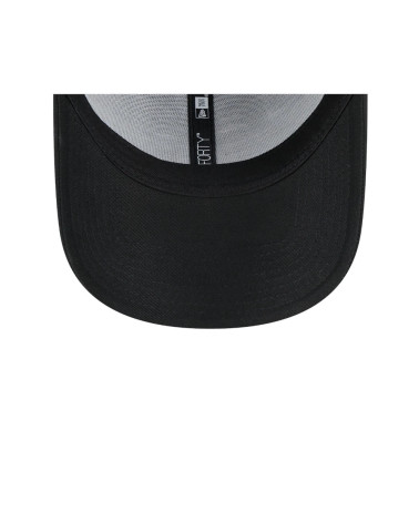 NEW ERA LOS ANGELES DODGERS MLB LEAGUE ESSENTIAL BLACK 9FORTY ADJUSTABLE CAP - ONE-SIZE