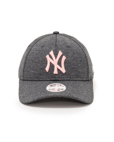 NEW ERA YORK YANKEES 9FORTY WOMEN ADJUSTABLE CAP TECH JERSEY GREY - ONE-SIZE