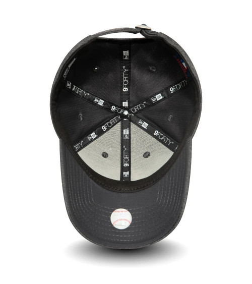 NEW ERA YORK YANKEES 9FORTY WOMEN ADJUSTABLE CAP TECH JERSEY GREY - ONE-SIZE