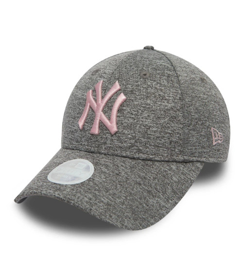 NEW ERA YORK YANKEES 9FORTY WOMEN ADJUSTABLE CAP TECH JERSEY GREY - ONE-SIZE