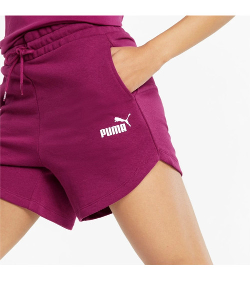 PUMA ESS 5IN HIGH WAIST SH,FESTIVAL FUCHSI,USS