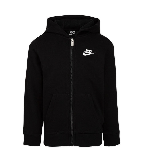 NIKE GIACCHETTO CON CAPPUCCIO BAMBINO NERO 86F321023 NERO 2-3 ANNI