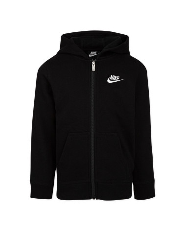 NIKE GIACCHETTO CON CAPPUCCIO BAMBINO NERO 86F321023 NERO 2-3 ANNI