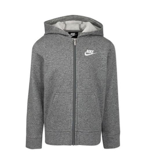 NIKE GIACCHETTO CON CAPPUCCIO BAMBINO NERO 86F321023 NERO 2-3 ANNI