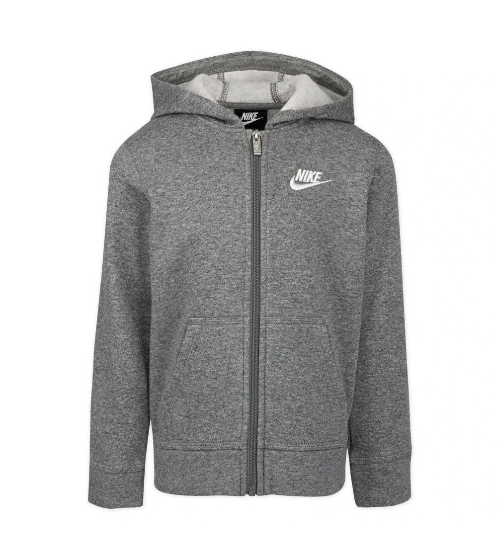 NIKE GIACCHETTO CON CAPPUCCIO BAMBINO NERO 86F321023 NERO 2-3 ANNI