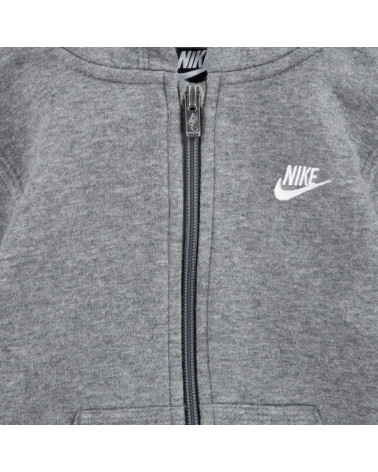 NIKE GIACCHETTO CON CAPPUCCIO BAMBINO NERO 86F321023 NERO 2-3 ANNI