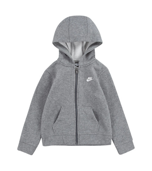 NIKE GIACCHETTO CON CAPPUCCIO BAMBINO NERO 86F321023 NERO 2-3 ANNI