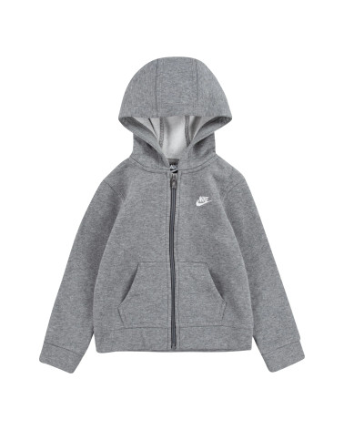 NIKE GIACCHETTO CON CAPPUCCIO BAMBINO NERO 86F321023 NERO 2-3 ANNI