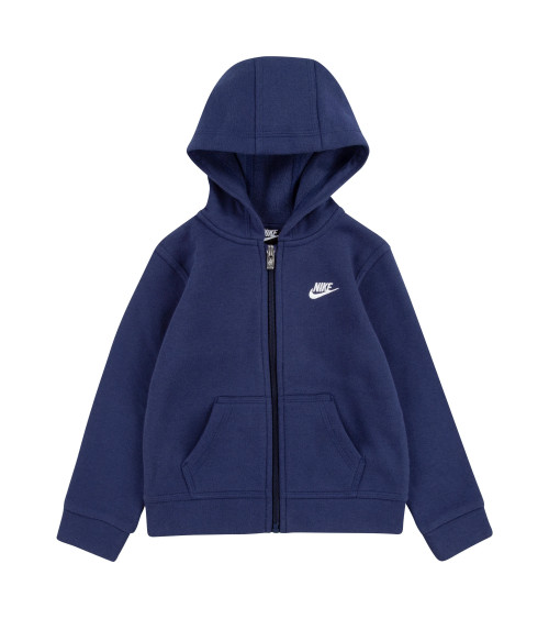 NIKE GIACCHETTO CON CAPPUCCIO BAMBINO NERO 86F321023 NERO 2-3 ANNI