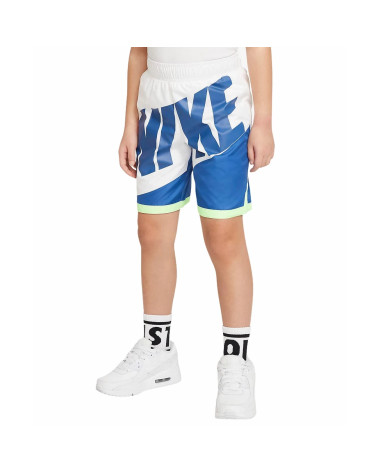 NIKE SHORTS BERMUDA AZZURRO-BIANCO DA BAMBINO 86H804-U89